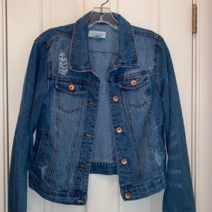 Distressed Denim jacket